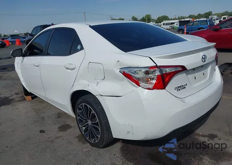 2014 Toyota Corolla S Plus из США, поврежденный, VIN 5YFBURHE6EP153691